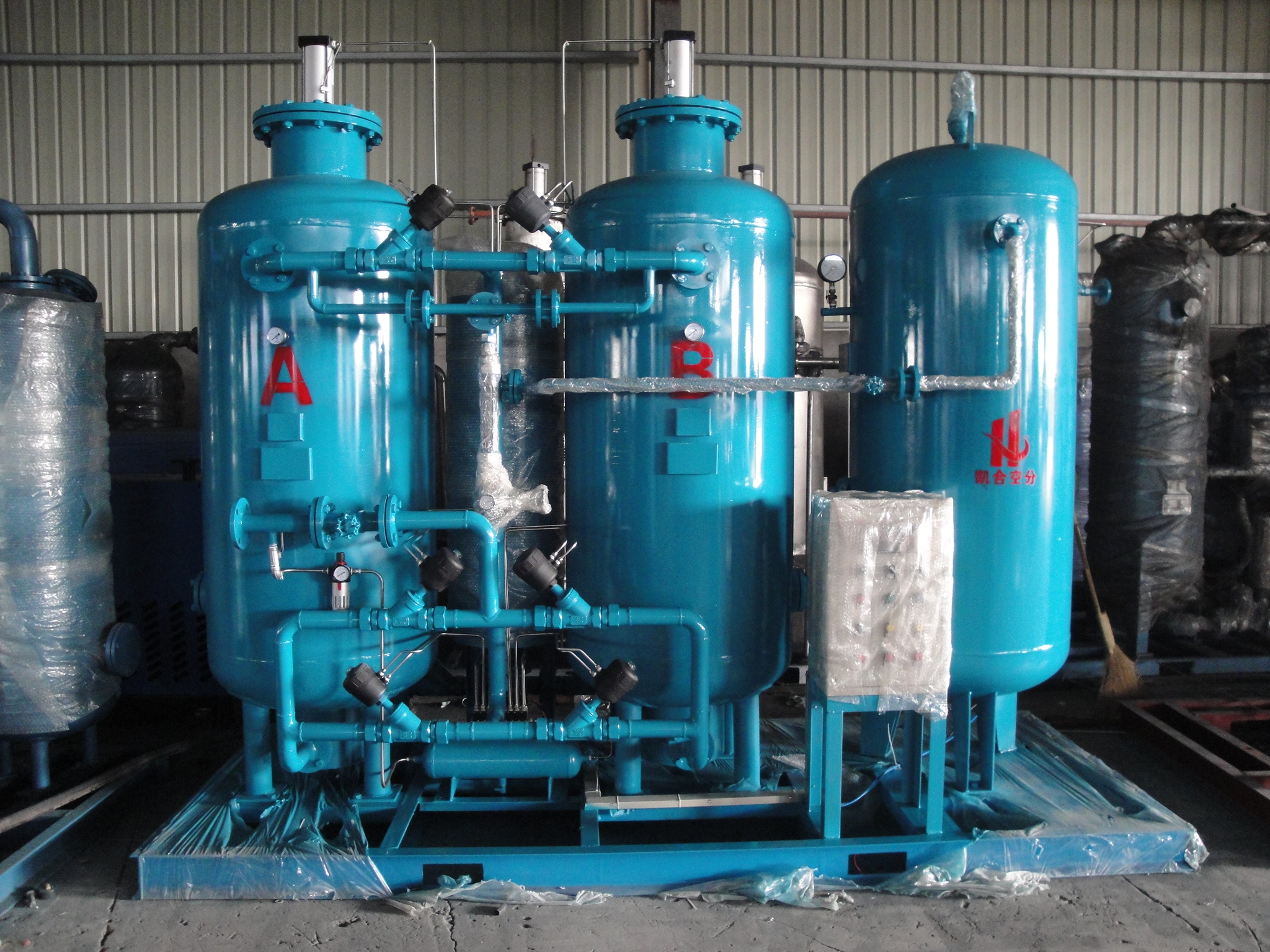 Oxygen generating unit ready for shipment