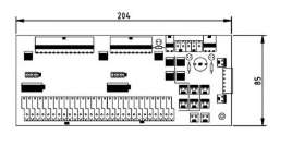 PLC-SR-ST20 main module quick plug module size drawing